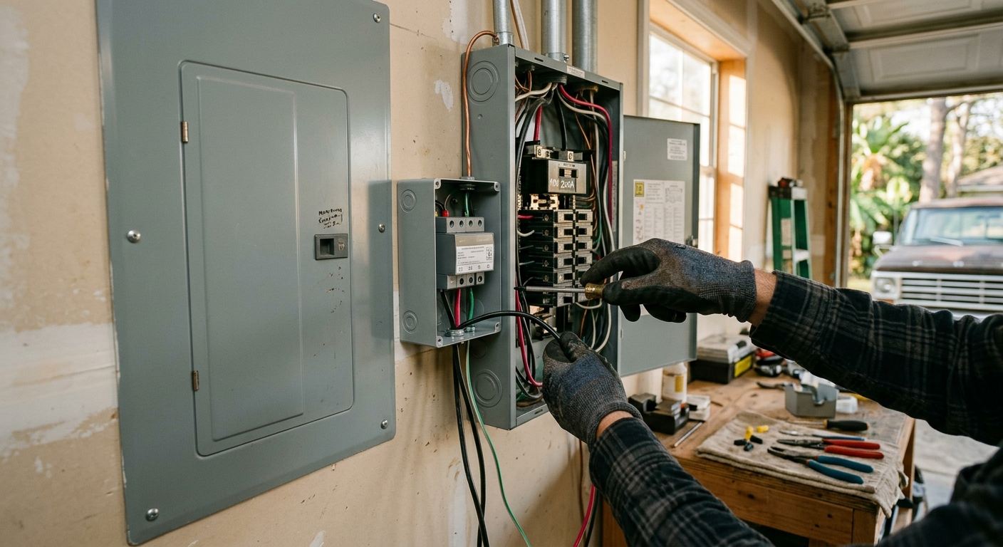 whole home surge protector installed by electrician in kenner la